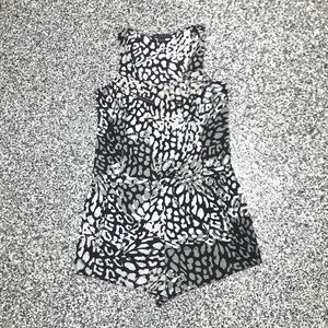 Armani Exchange ✦ Sleeveless Animal Print Short Jumpsuit (S)